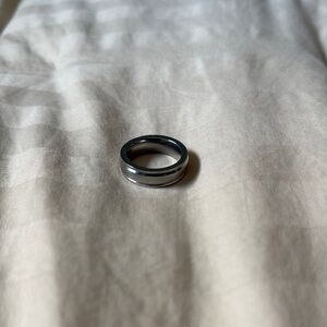 Elegant Silver Band Ring size 10